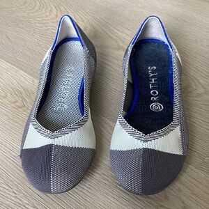 Rothy's Women's Gray and Blue Flats